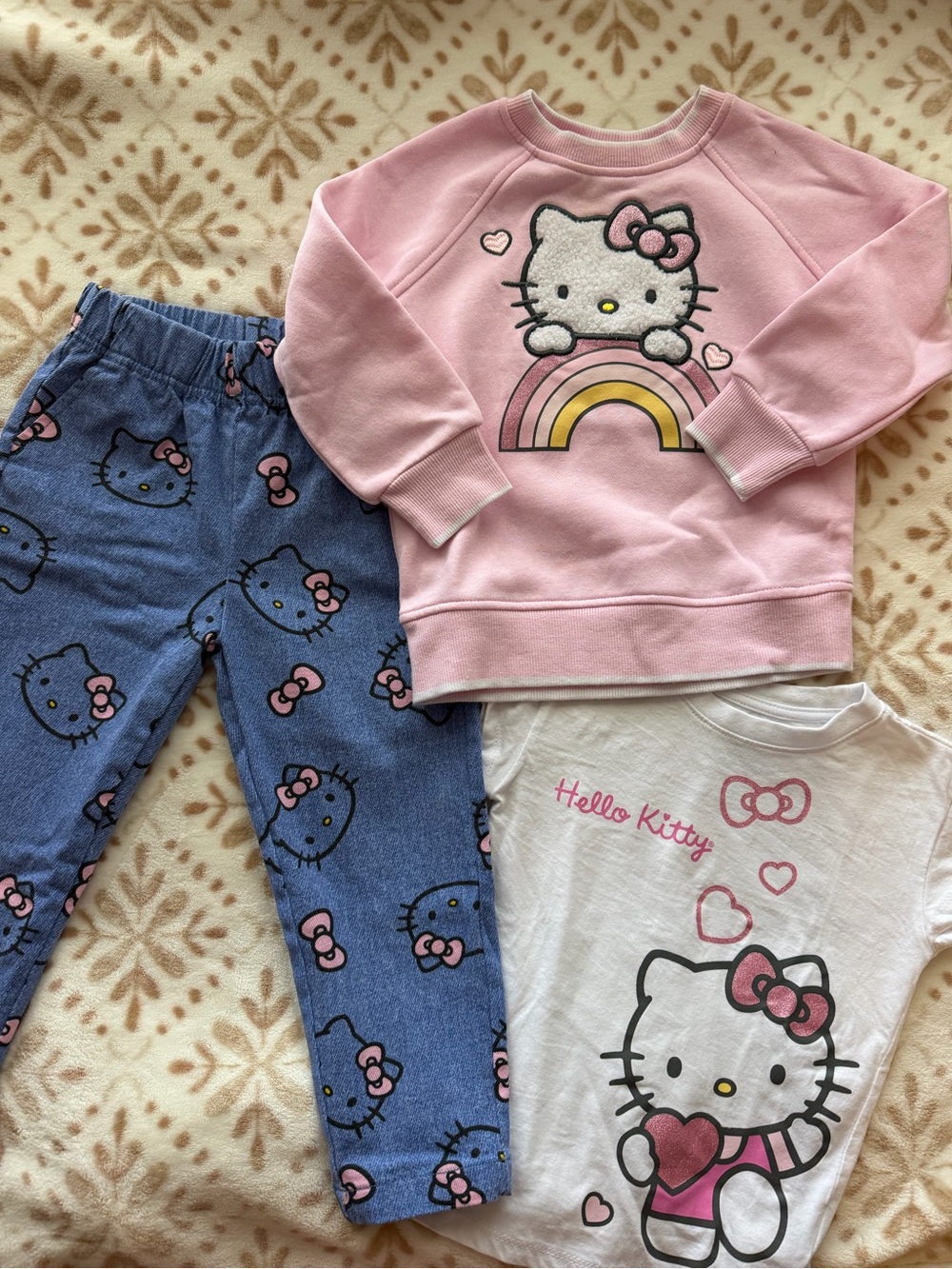 Hello Kitty Toddler Girl Outfit 3T